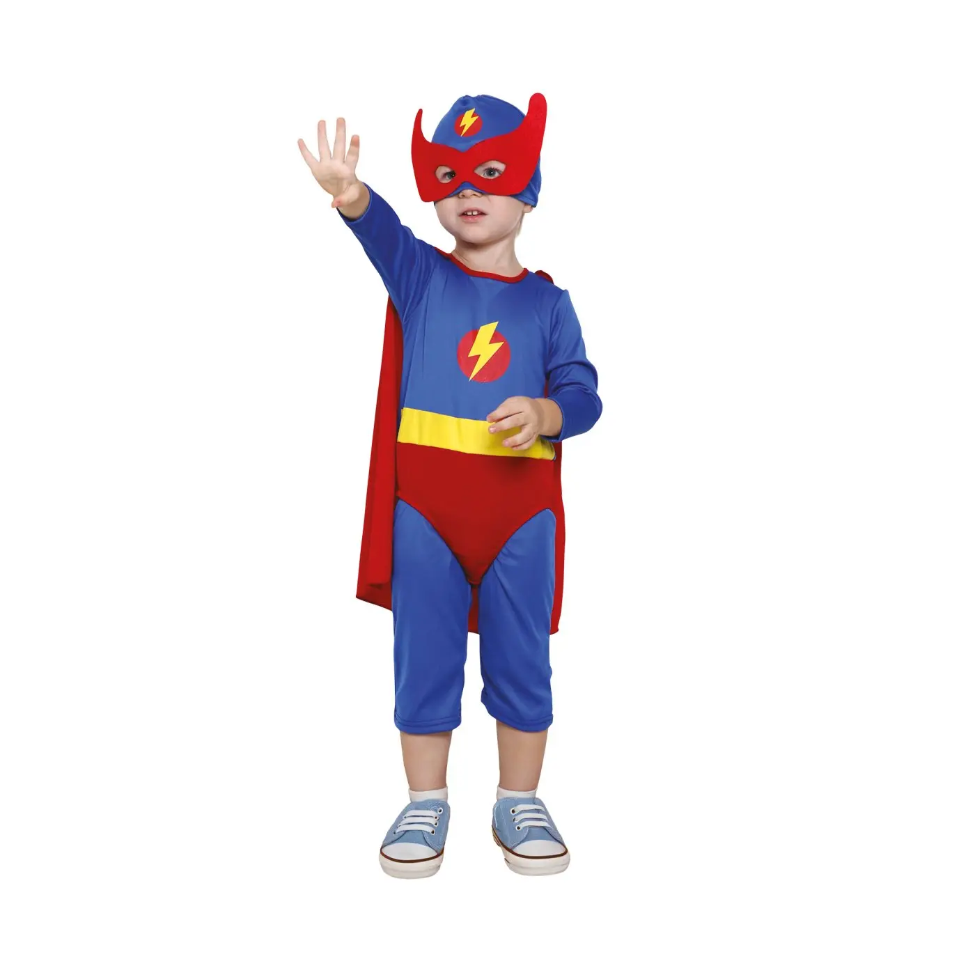 Kostým dětský Superhrdina s maskou vel. 4-6 let - Albi