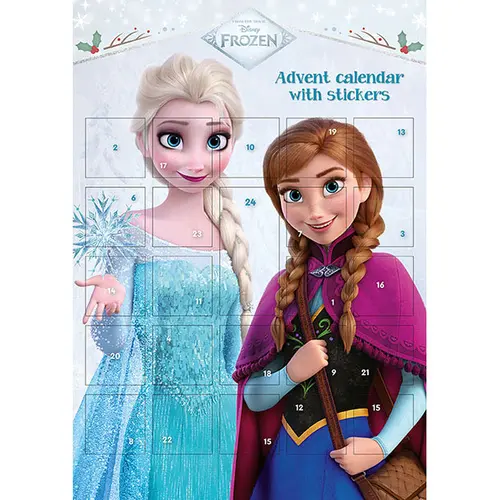 Ledové království adventní kalendář se samolepkami