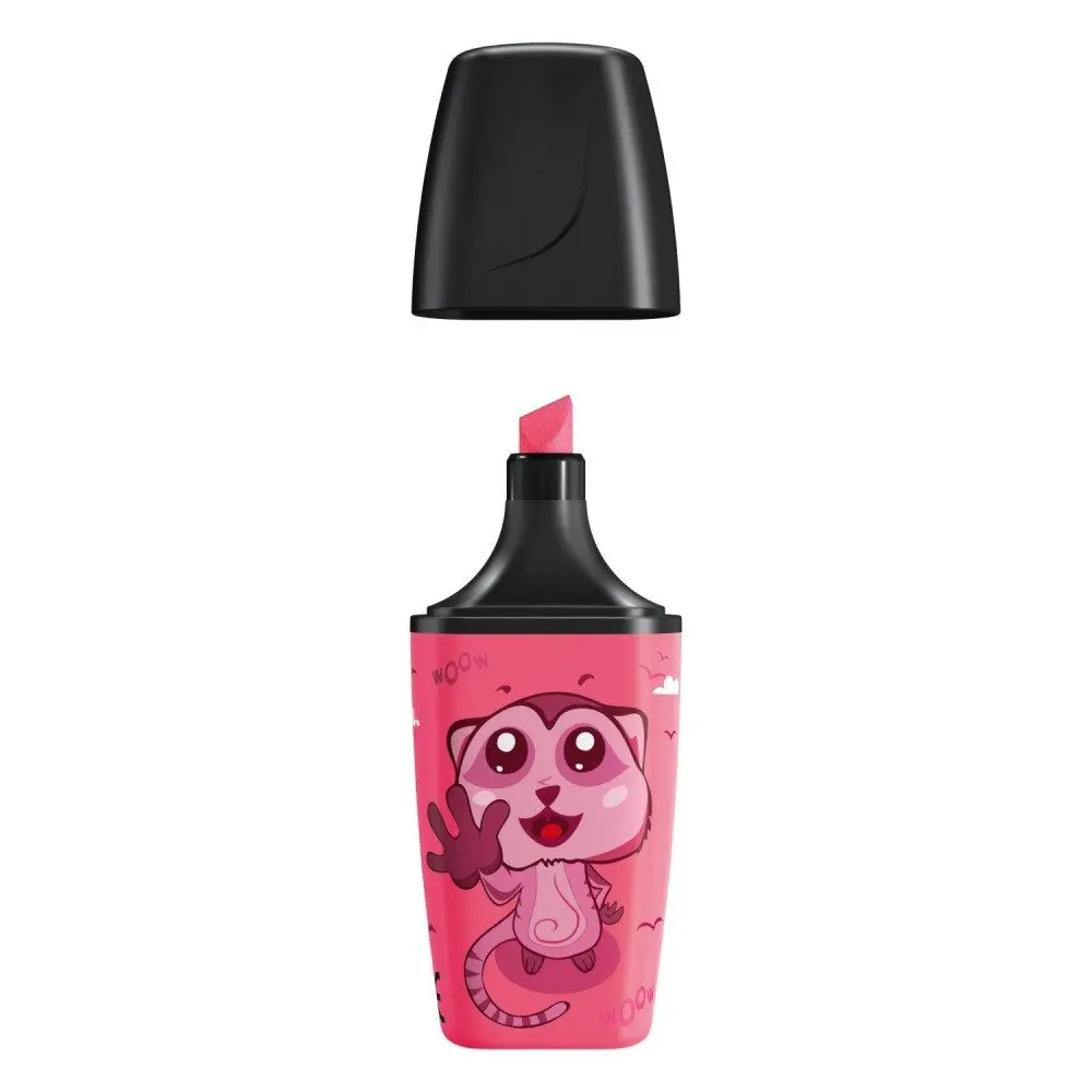 Zvýrazňovač STABILO BOSS MINI Animal Vibes - růžová