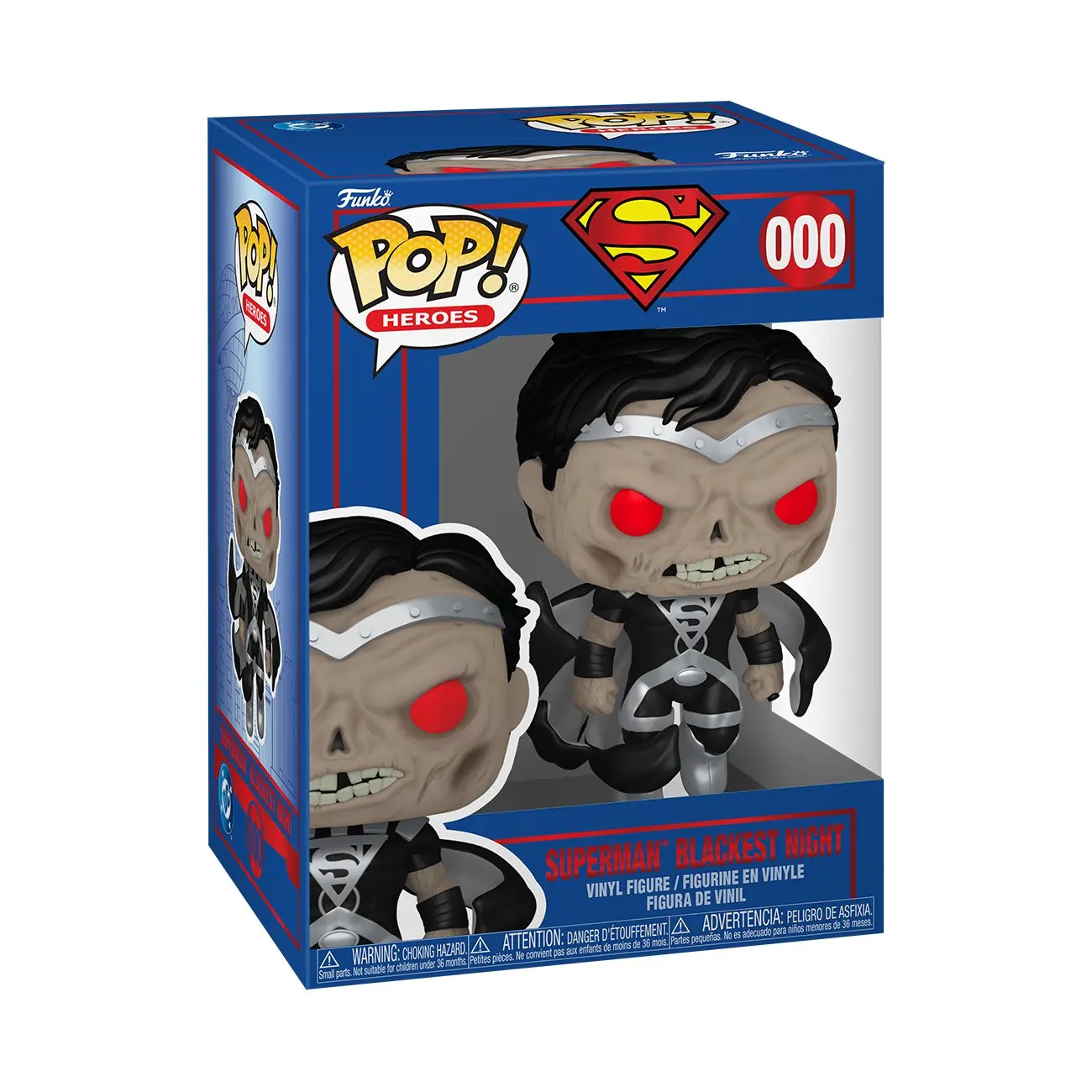 Funko POP Heroes: Superman - Superman Blackest Night #000