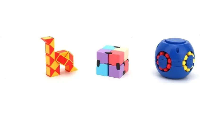 Hra Brain puzzle prstový/otočný/kuličkový