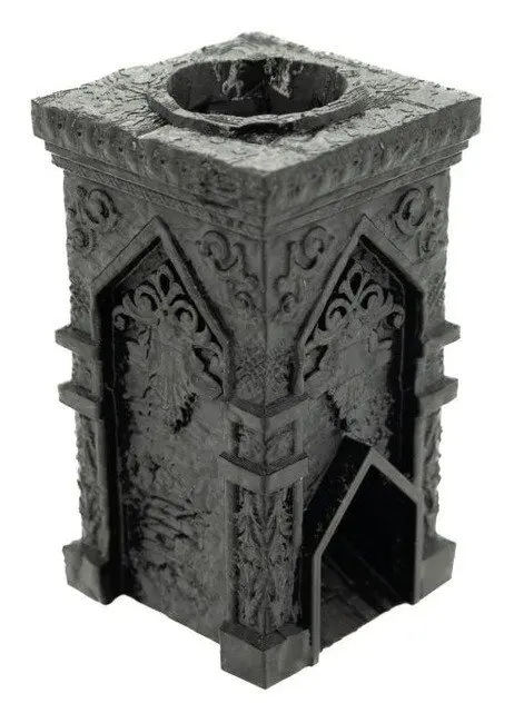 Vež na házení kostek - 7,5 x 7,5 x 12,5 cm - Plast