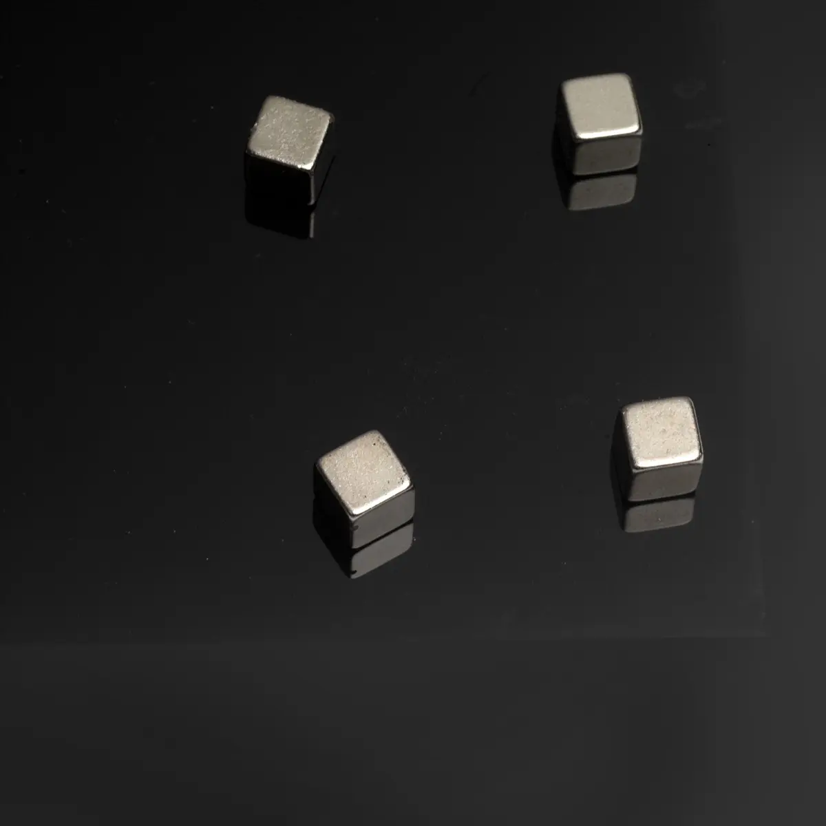 Spoko super silné magnety - krychle, stříbrné