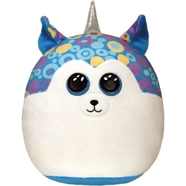 Ty Squish-a-Boos HELENA - modrý husky 30 cm