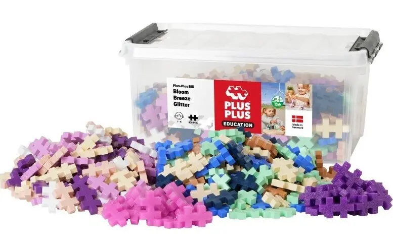 Plus-Plus Box BIG Bloom, Breeze, Glitter 400 dílků - EPEE