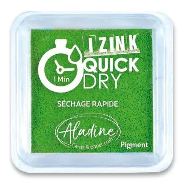 Razítkovací polštářek IZINK Quick Dry rychleschnoucí - zelený