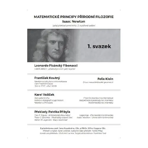 Matematické principy přírodní filozofie - 2 knihy - Isaac Newton