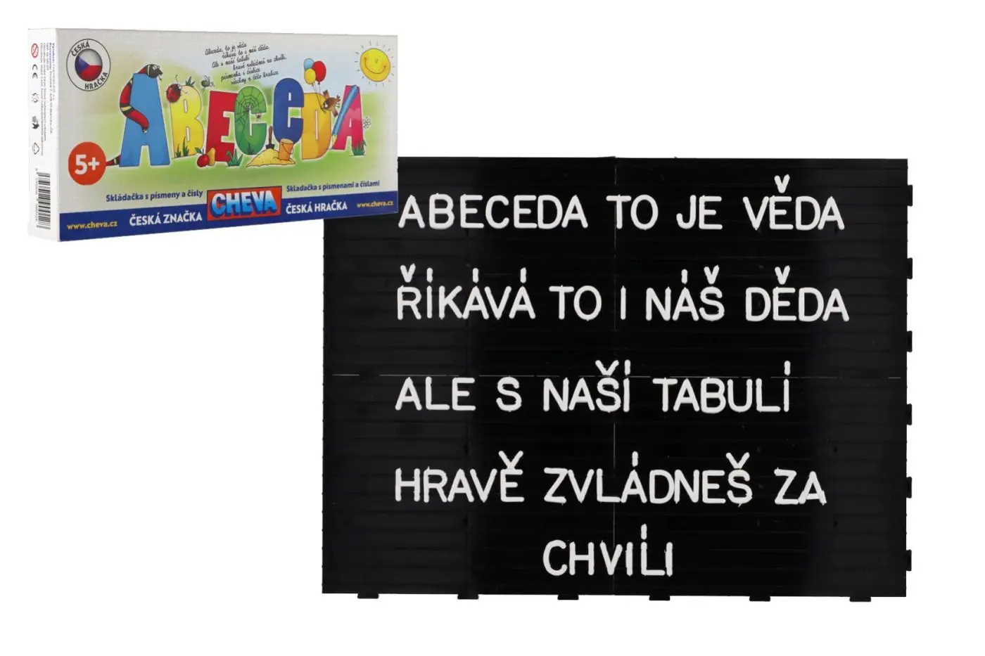 Abeceda - Skládačka s písmenky a čísly - Chemoplast