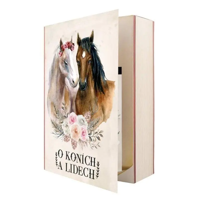 Bohemia Gifts O koních a lidech sprchový gel 200 ml + šampon na vlasy 200 ml kniha dárková sada