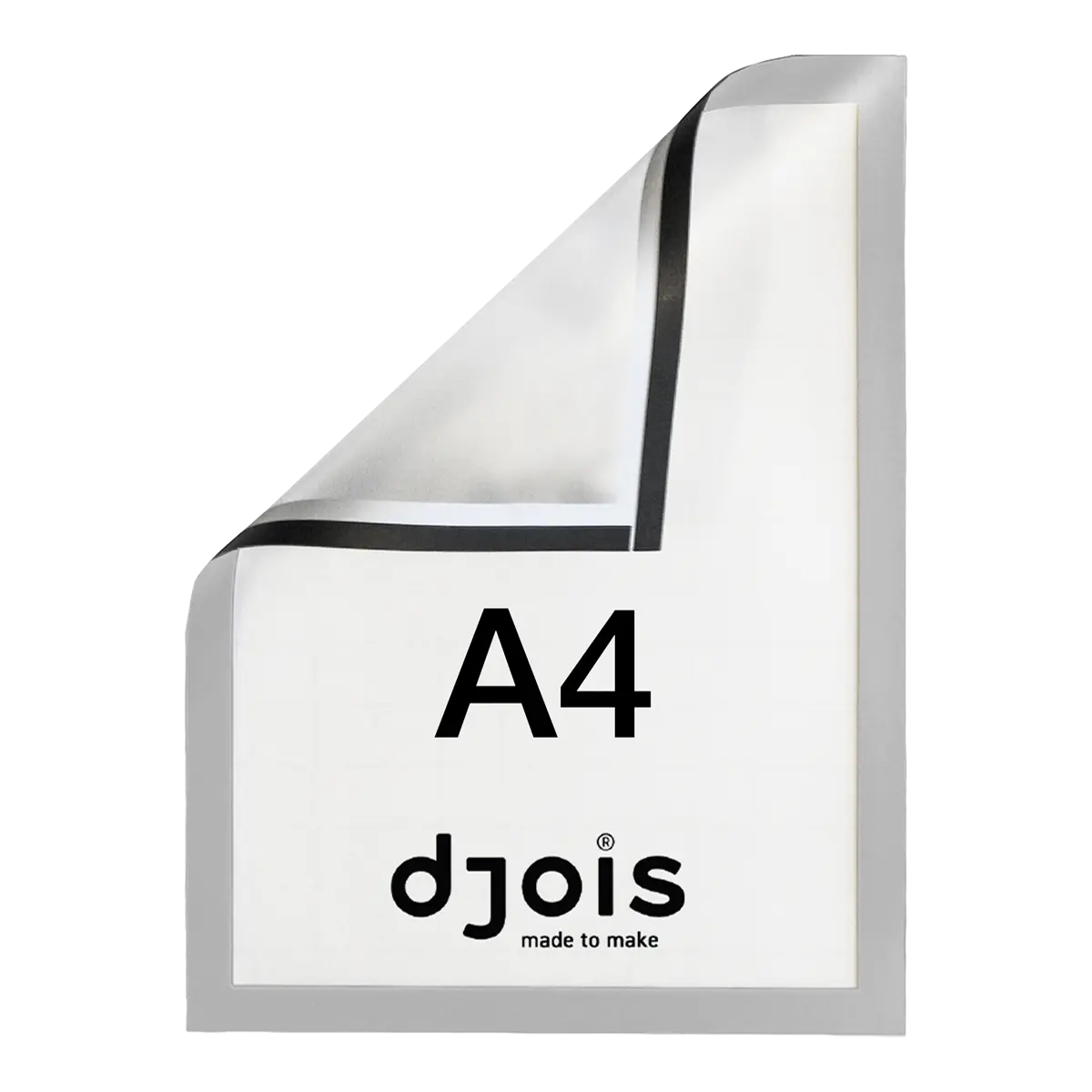 djois magnetický rámeček - Magneto PRO, A4, PP, šedý, 5 ks