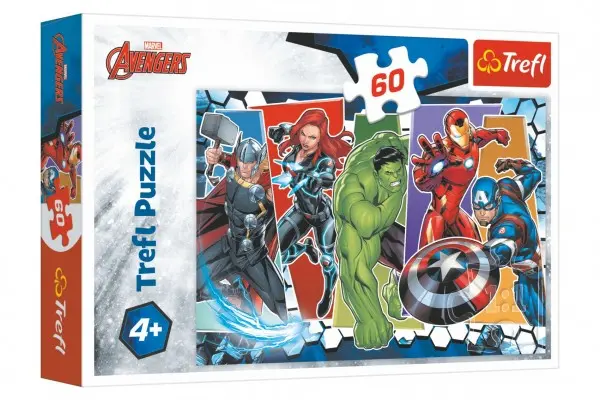 Trefl Puzzle Avengers - Neporazitelní / 60 dílků