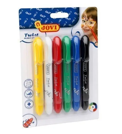 Sada barev na obličej JOVI Twist / 6 dílná