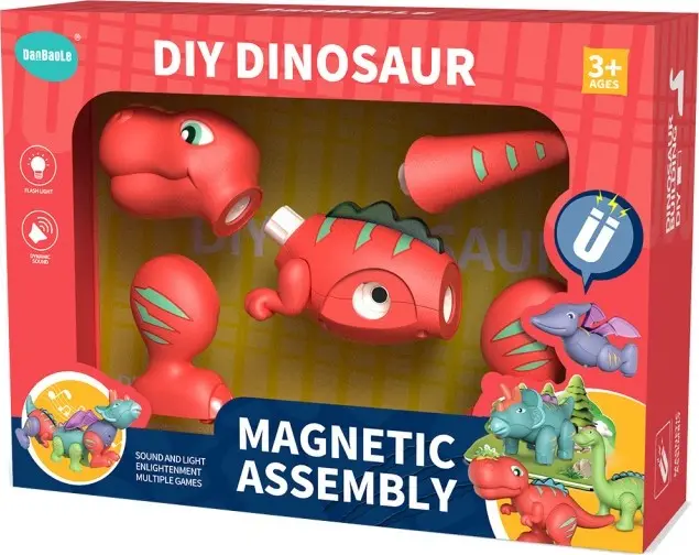 Tyranosaurus magnetický skládací