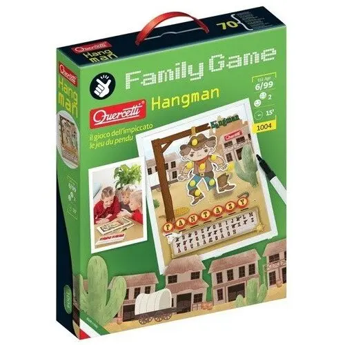 Quercetti Family Game Hangman – společenská hra Oběšenec