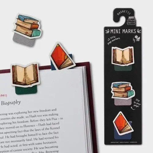 Mini Magnetická Záložka - Knihy