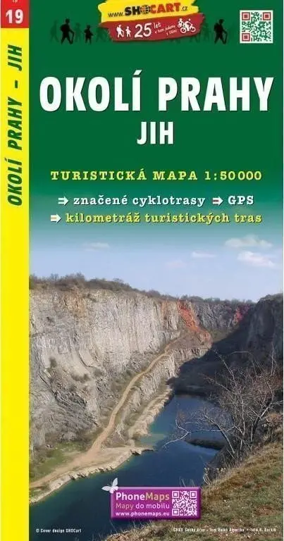 Okolí Prahy - jih / Turistická mapa SHOCart