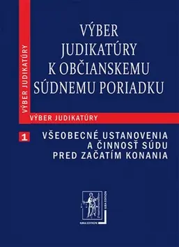 Výber judikatúry k Občianskemu súdnemu poriadku
