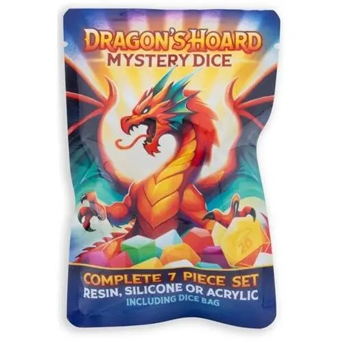 Sada 7 RPG kostek: Mystery Pouch - Dragon´s Hoard