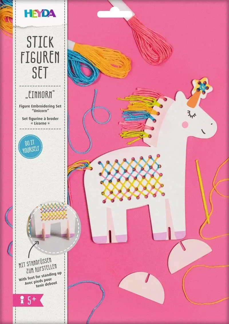 HEYDA vyšívací set - jednorožec