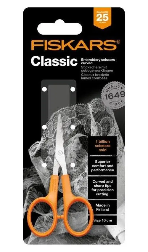 Fiskars Zahnuté nůžky na nehty 10 cm