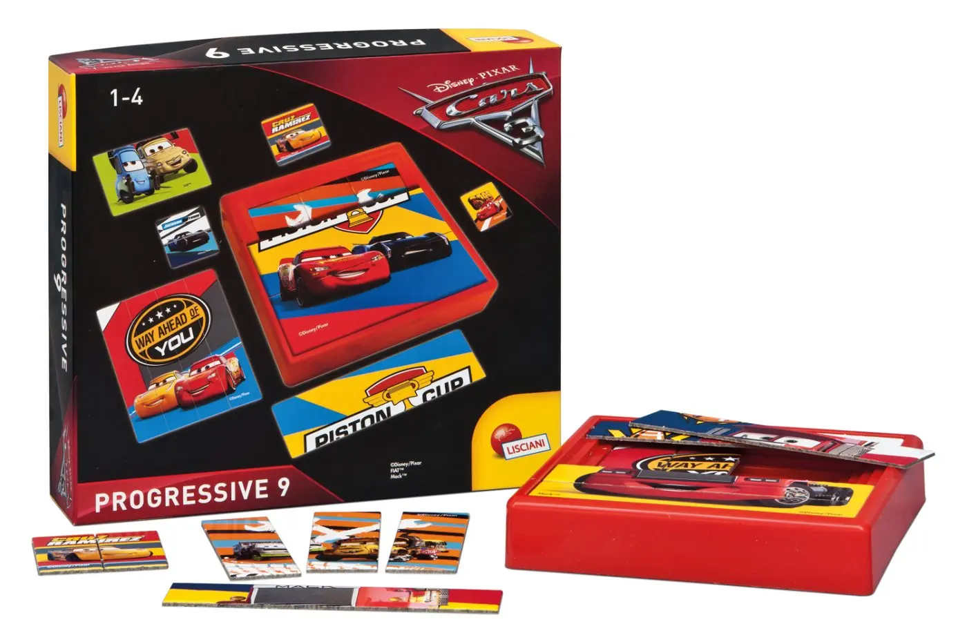 Cars 3 Progressive 9 - postupně se zvětšující puzzle