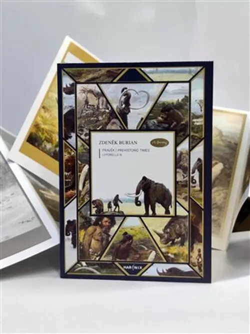 Leporello III. Pravěk/Prehistoric Times -  Zdeněk Burian