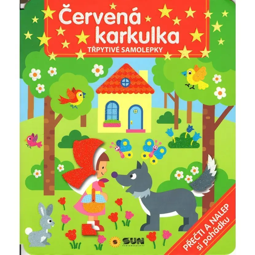 Červená karkulka - Třpytivé samolepky | Neuveden