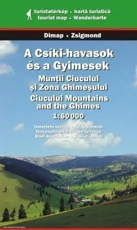 Munti Ciue/mapa turist. 1:50 000 Dimap / turistická mapa