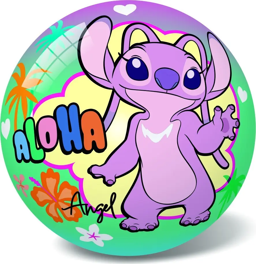 Teddies Míč Stitch - 23 cm - nafouknutý
