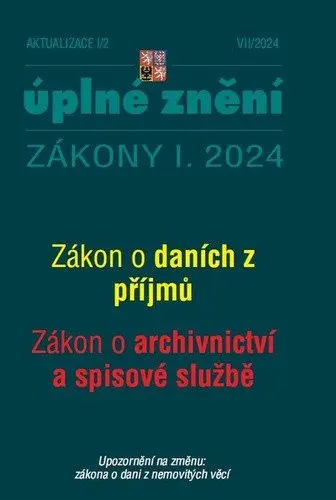 Aktualizace I/2 / 2024 - o daních z příjmů, o archivnictví a spisové službě