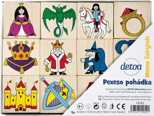 Pexeso - Masiv, Pohádka, 24ks (Detoa)