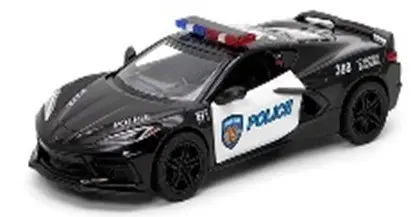 Kovový model - Corvette Policie 2021