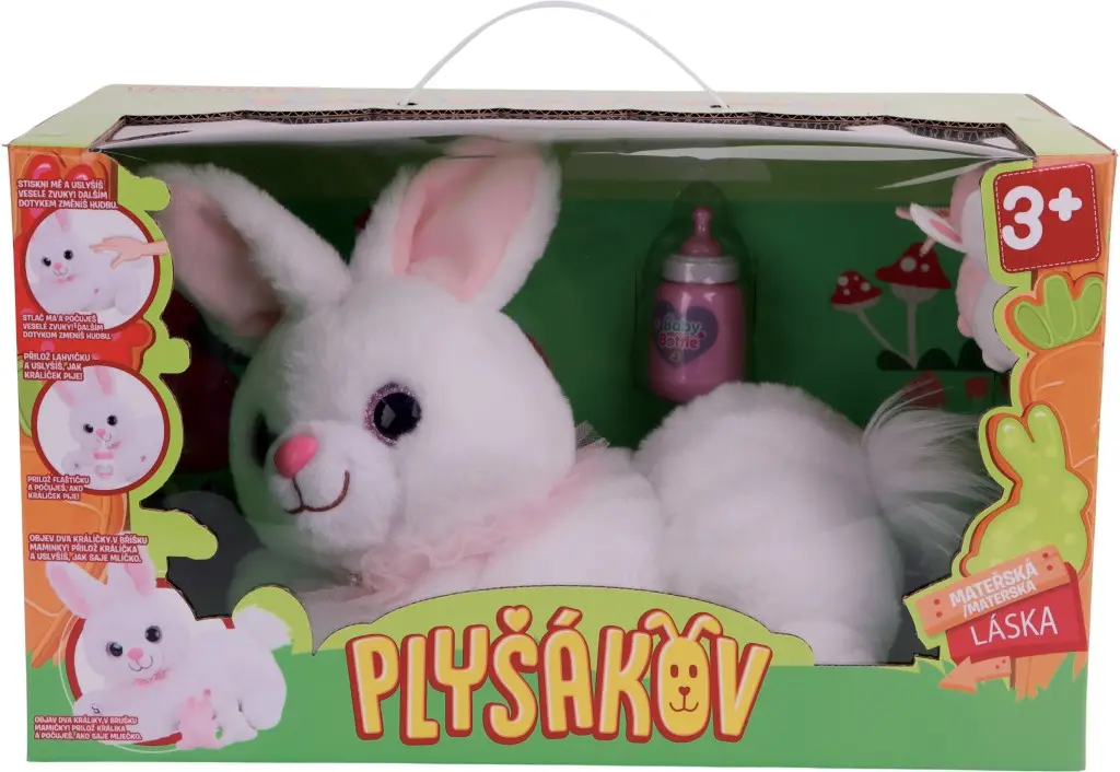 PLYŠÁKOV - Interaktivní králík Hopsinka