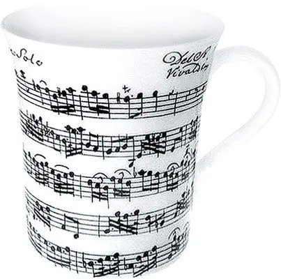 Vivaldi Libretto white - hrnek