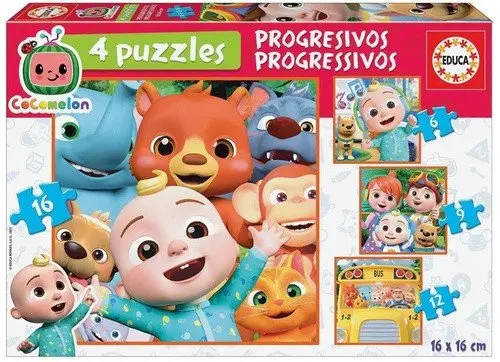 CoComelon 4v1 - puzzle z kategorie Maxi dieliky