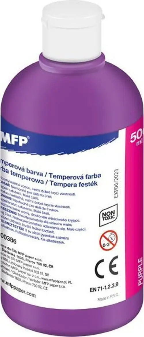 Temperové barva 500ml fialová