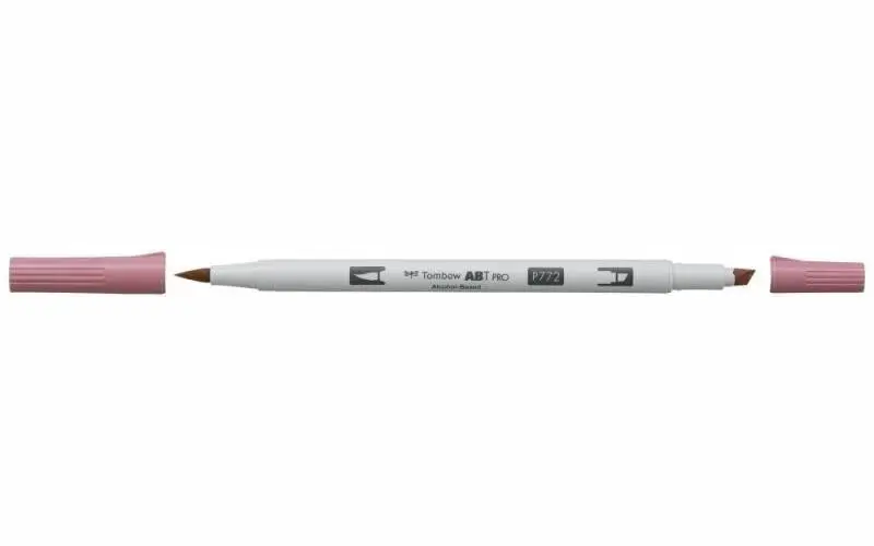 Tombow Oboustranný štětcový lihový fix ABT PRO - dusty rose