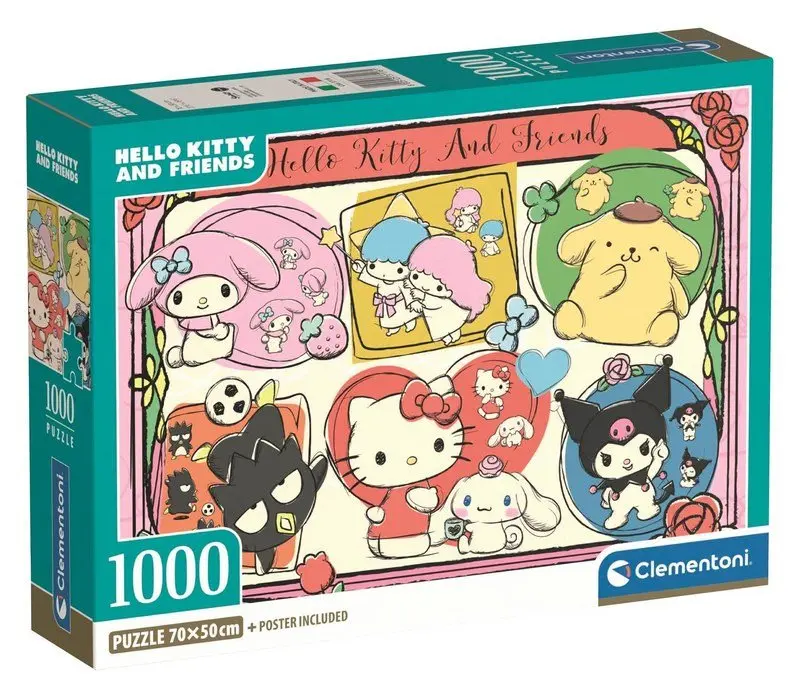 Clementoni - Puzzle 1000 Hello Kitty - 2