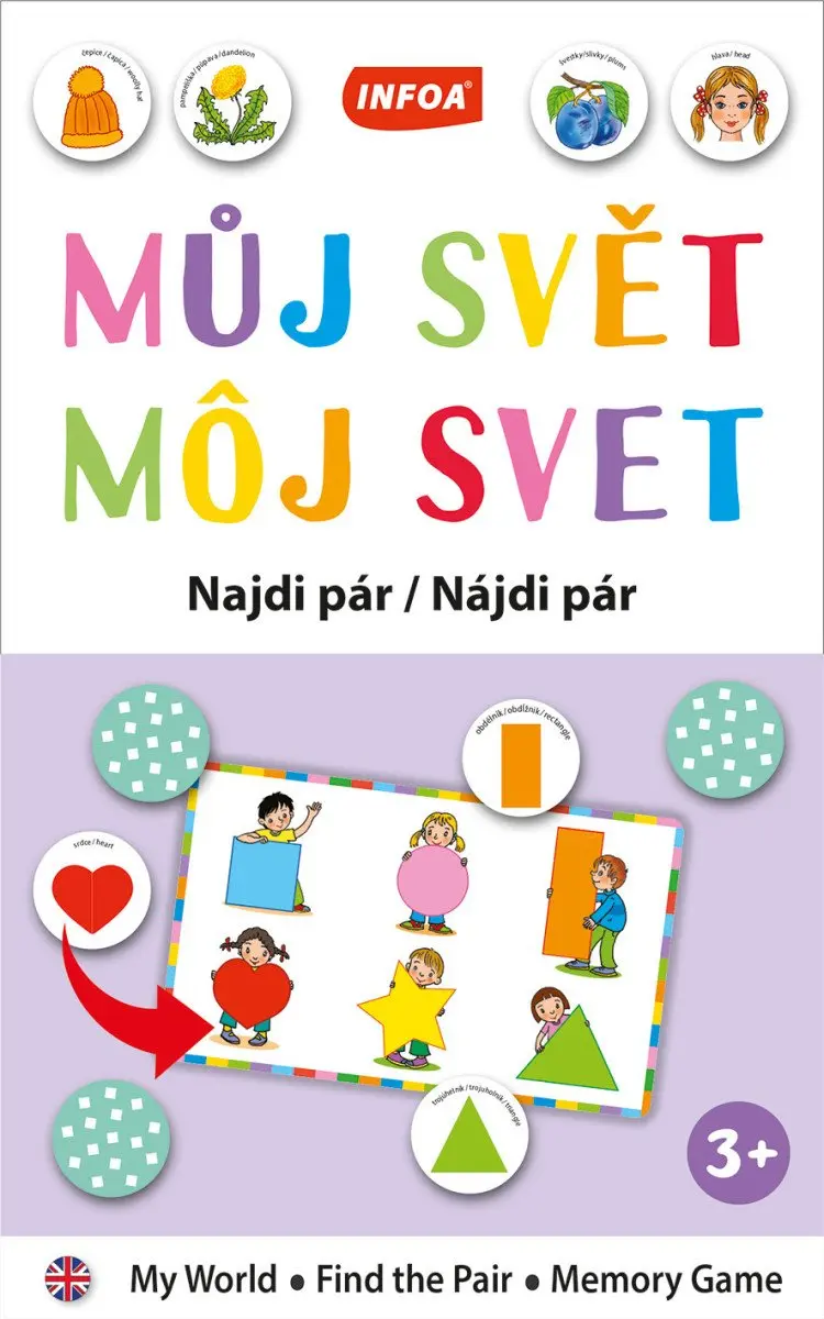 Výuková hra (krabička) Najdi pár - Můj svět / Môj svet
