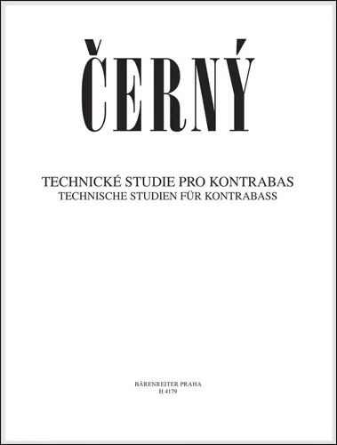 Technické studie pro kontrabas - František Černý