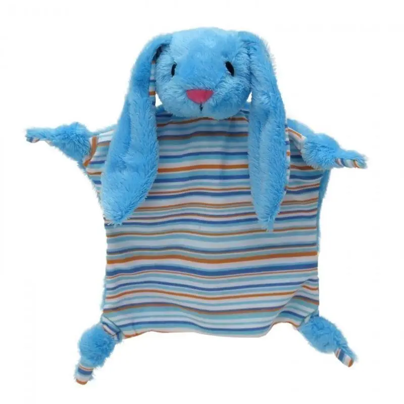 Maňásek uzlíkový - Králík 30 cm modrý