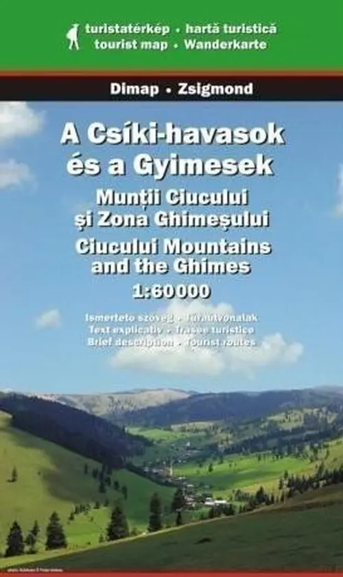 Munti Ciue/mapa turist. 1:50 000 Dimap / turistická mapa