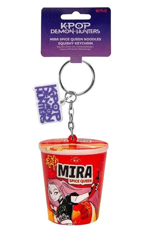 Squishy klíčenka K-Pop Demon Hunters - Mira Cup Noodles