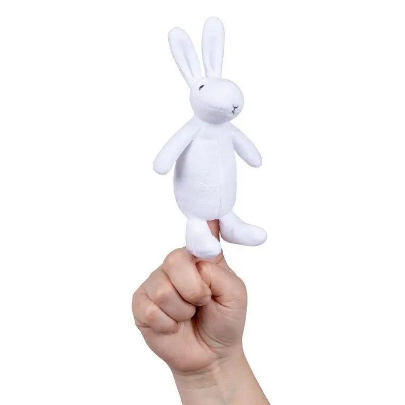 Moravská ústředna Brno PLYŠ Králík Bob prstový maňásek Bob a Bobek