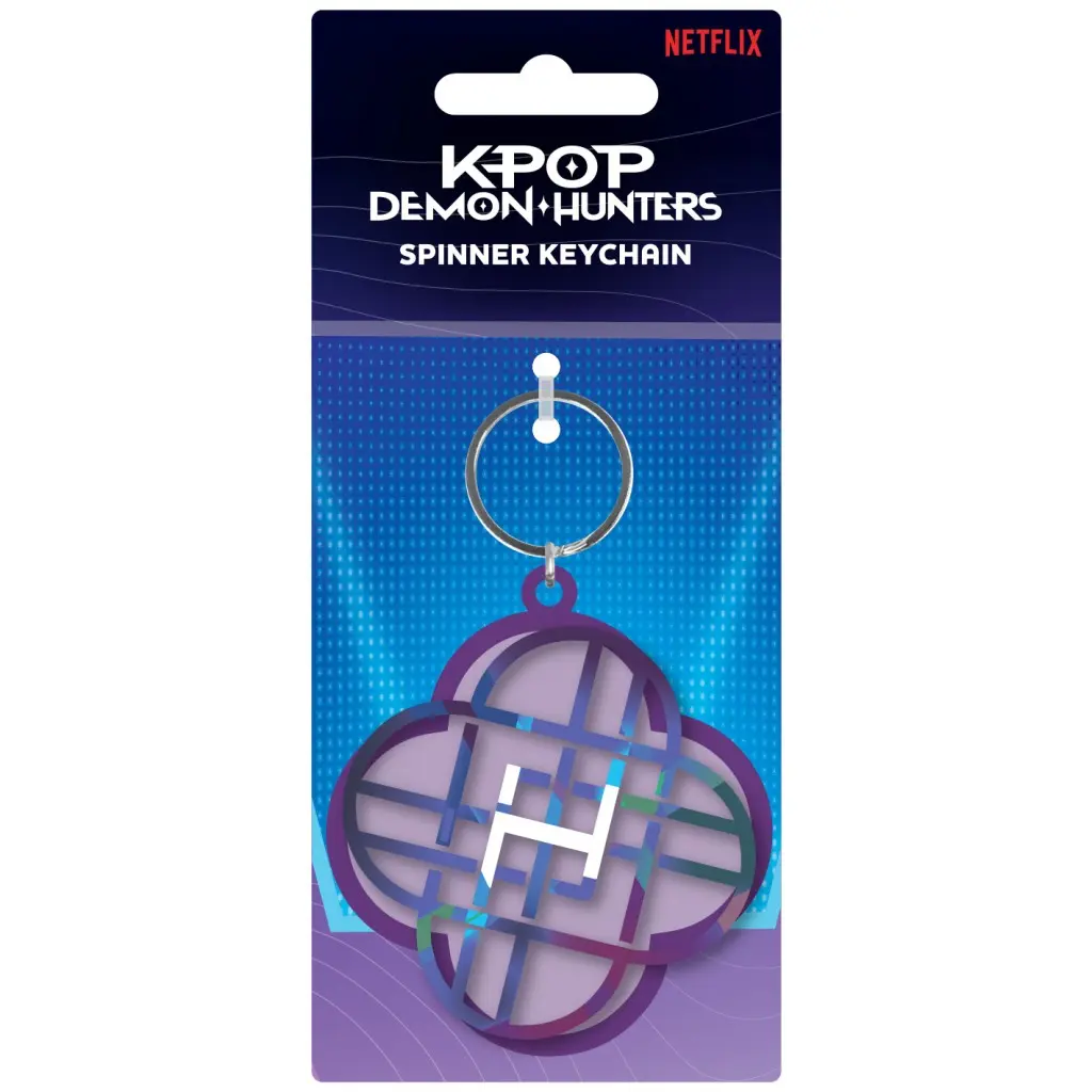 KPop Demon Hunters Klíčenka se spinnerem - Pyramid