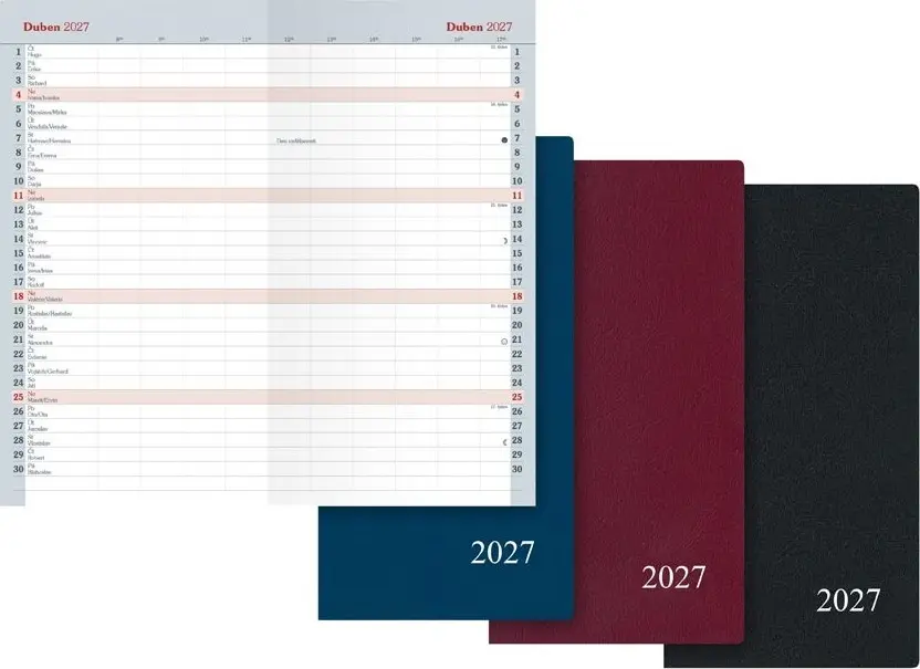 Měsíční diář 2027 MFP M103 PVC mix