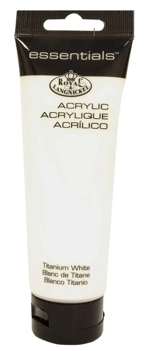 Akrylová barva Akryle Royal Essentials 120 ml / - Titanium White
