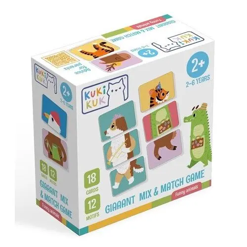 KukiKuk Giaaant Mix & Match Game Funny Animals