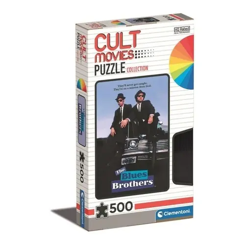 CLEMENTONI Puzzle Cult Movies: Bratři Bluesovi 500 dílků
