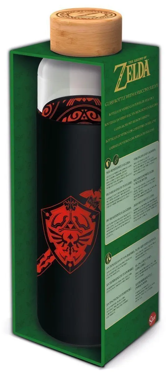 Stor Zelda Láhev skleněná s návlekem 585 ml